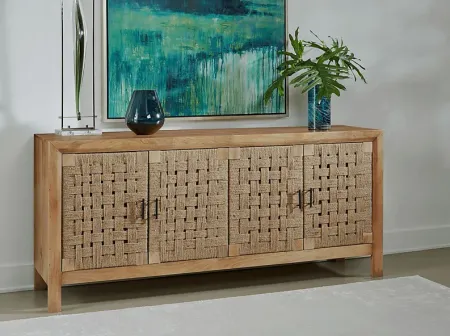 Kidare Brown Accent Cabinet