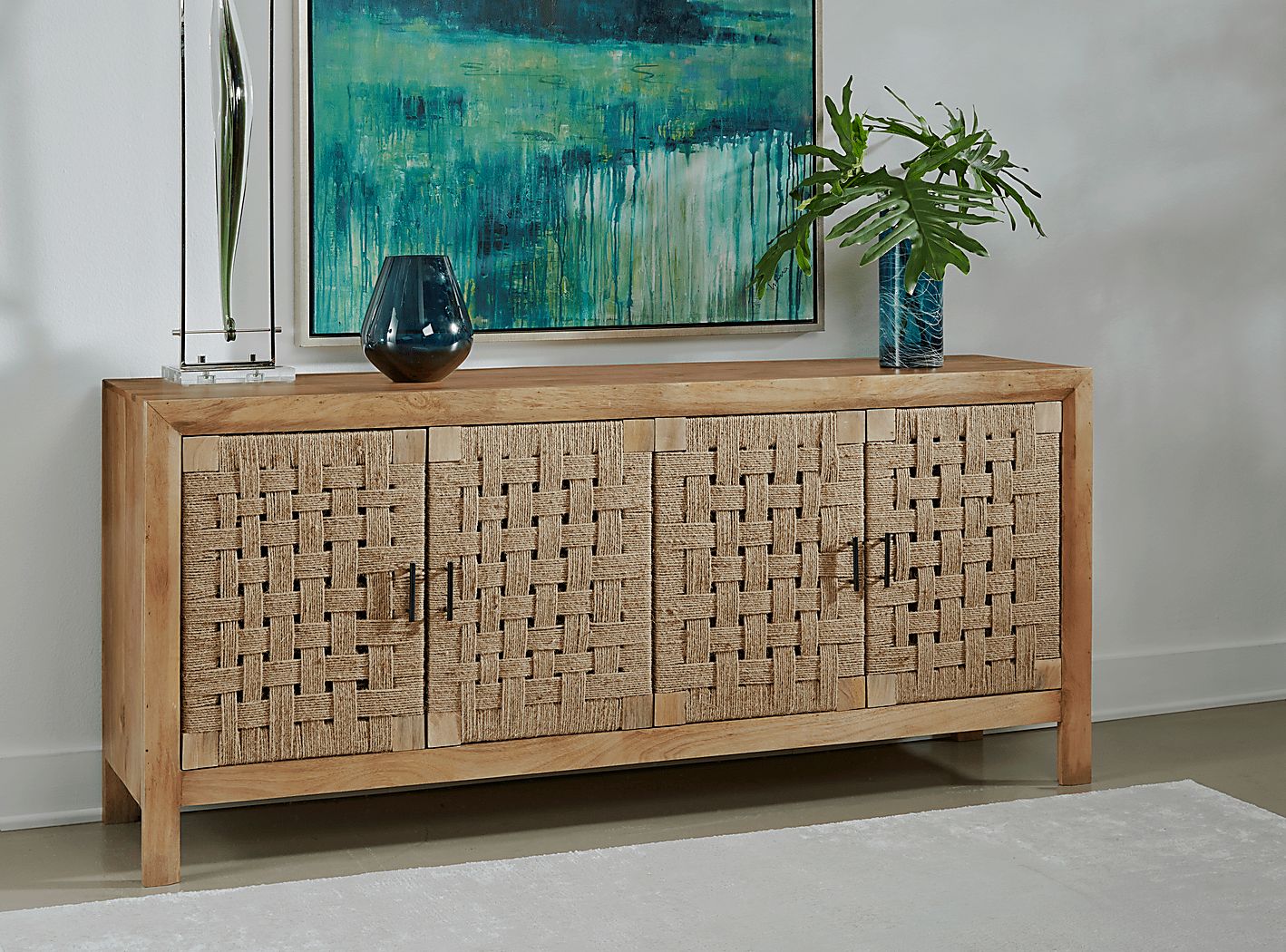Kidare Brown Accent Cabinet