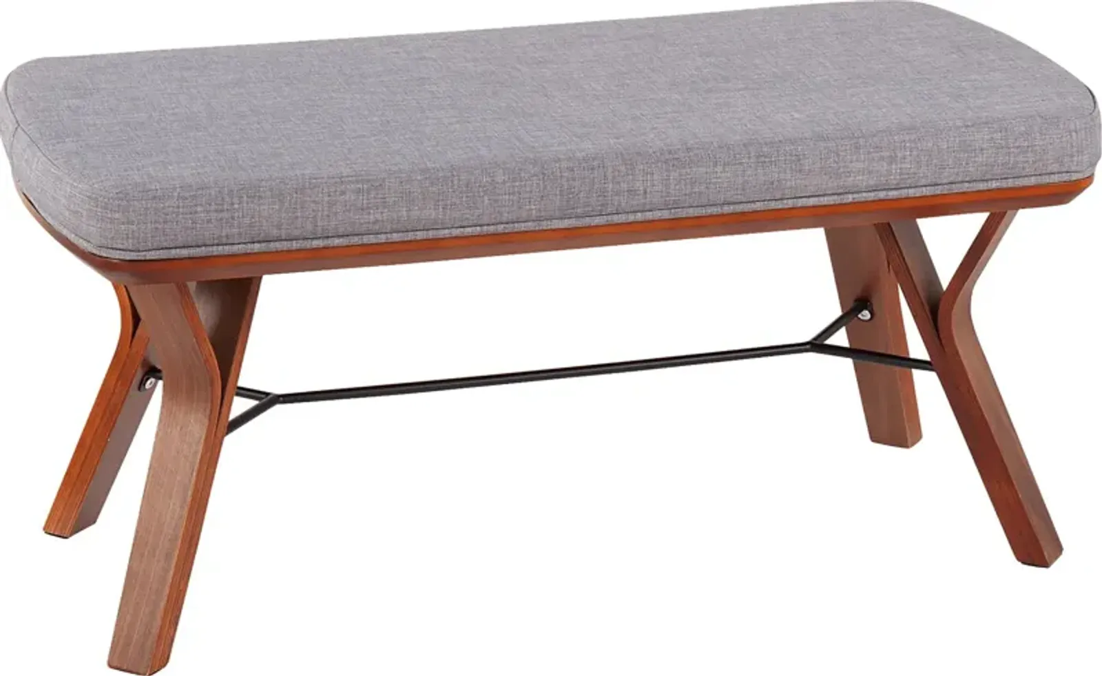 Rushworth II Gray Accent Bench