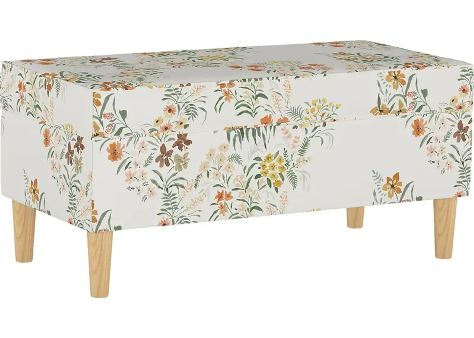 Pladson II Cream Storage Bench