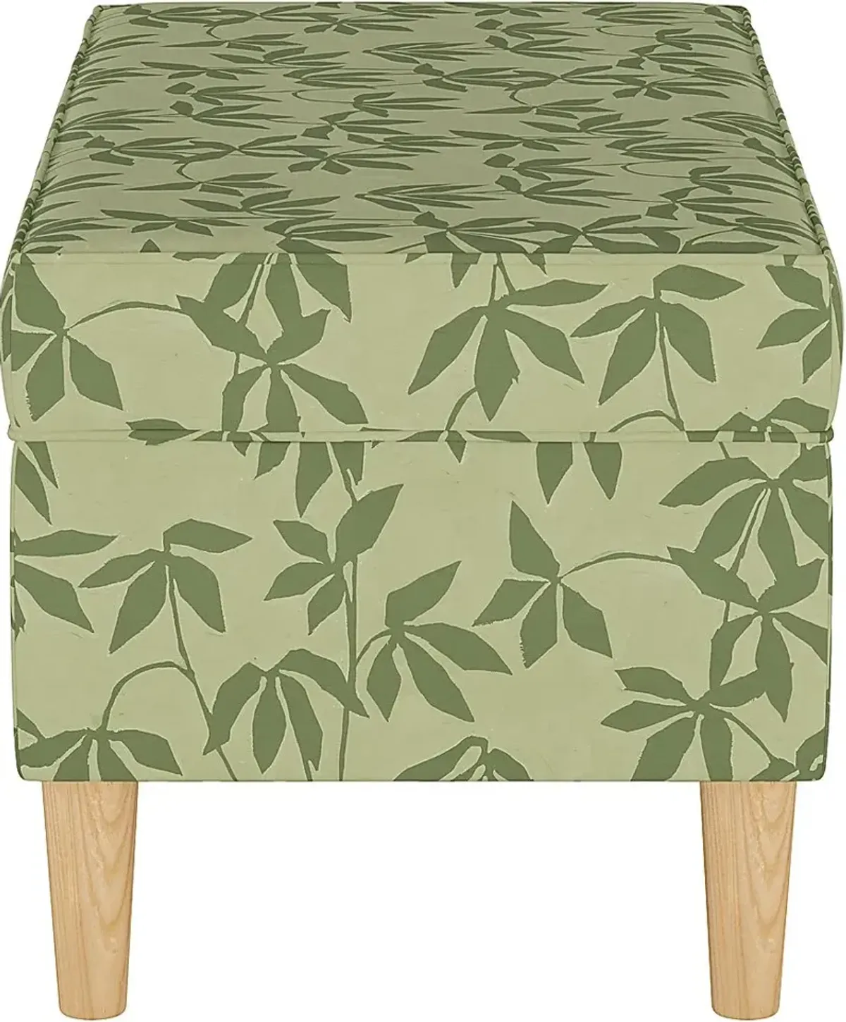 Pladson II Light Green Storage Bench