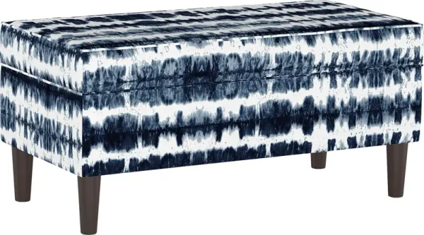 Ralson II Navy Storage Bench