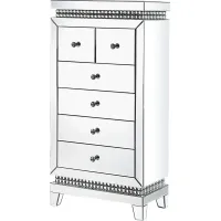 Bowmont Silver Accent Cabinet