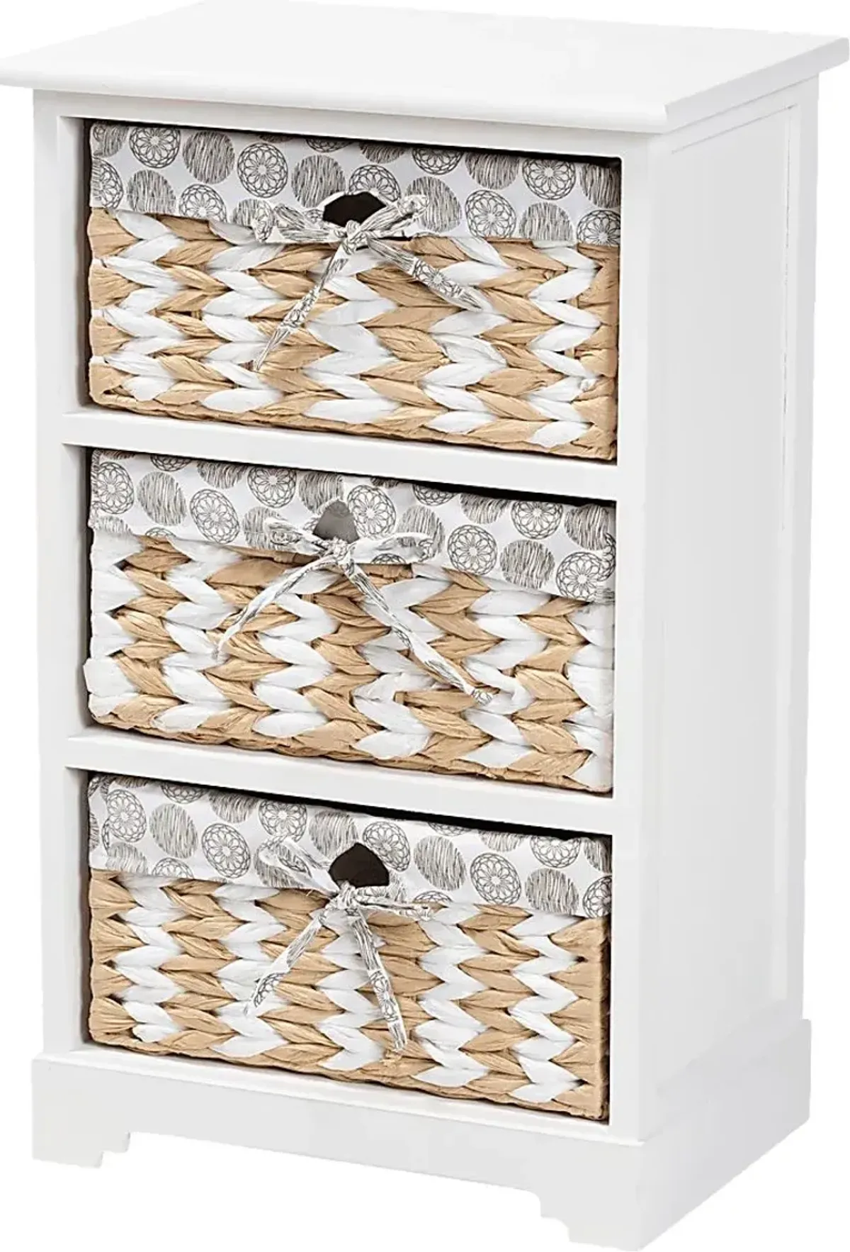 Kathimae White Storage Cabinet