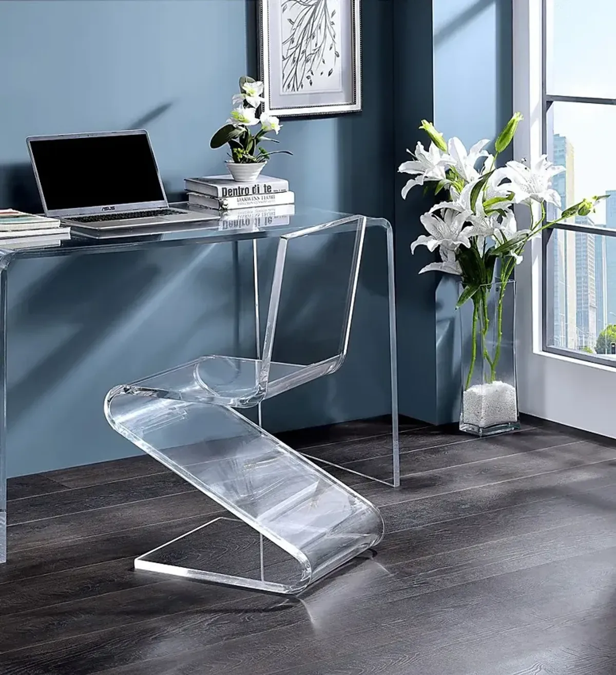 Crystalview Clear Z Chair