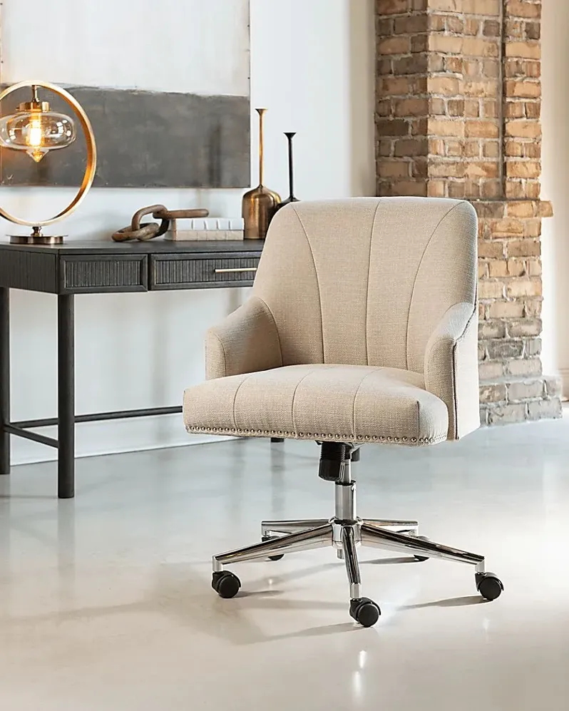 Ditchford Linen Office Chair