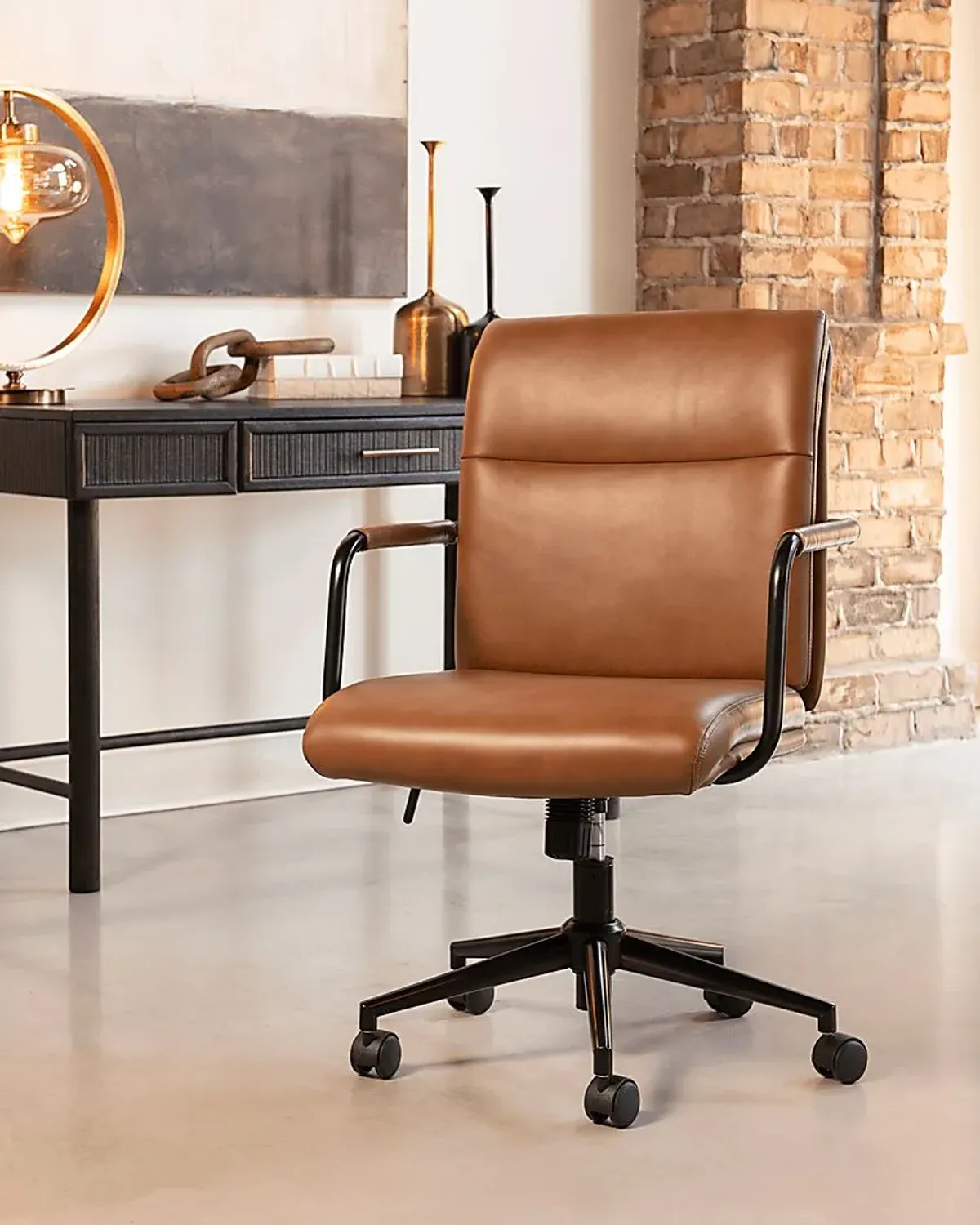 Wimbrel Cognac Office Chair