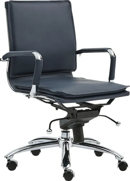 Furnberg Blue Low Office Chair