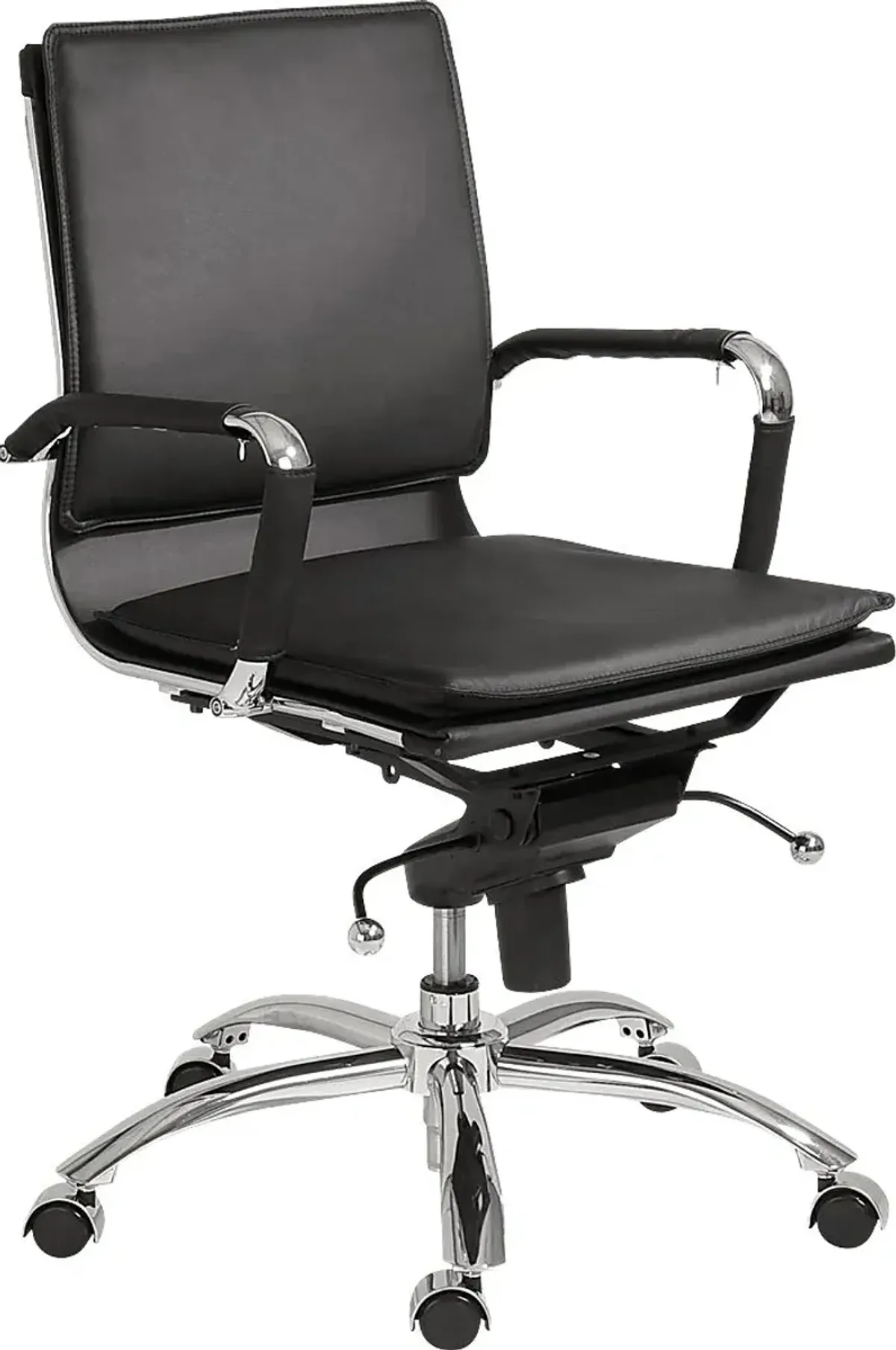 Furnberg Black Low Office Chair