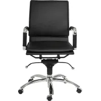 Furnberg Black Low Office Chair