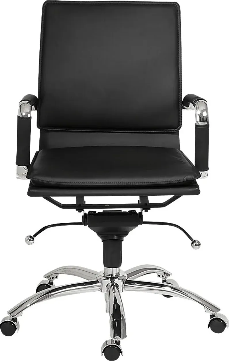 Furnberg Black Low Office Chair