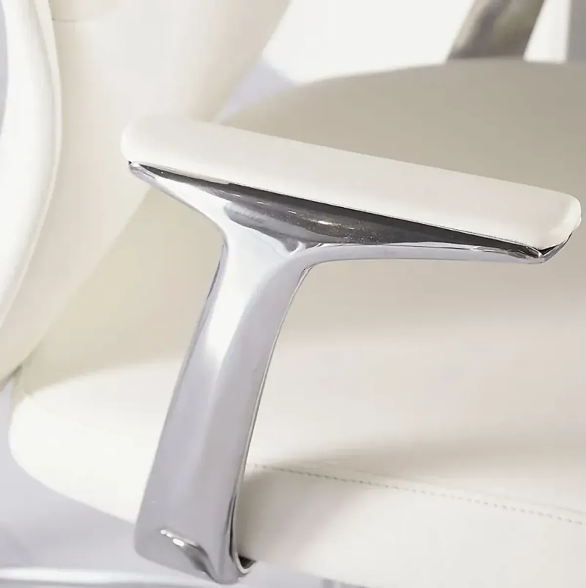 Chrisan White Office Chair