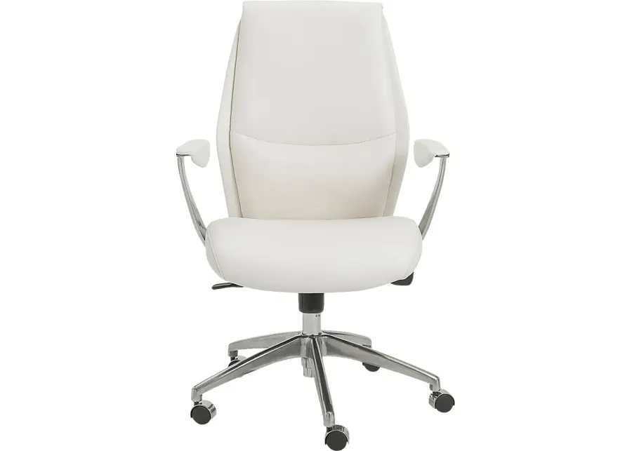 Chrisan White Office Chair