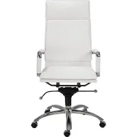 Furnberg White High Office Chair