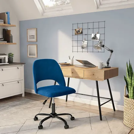 Hardesty Blue Office Chair
