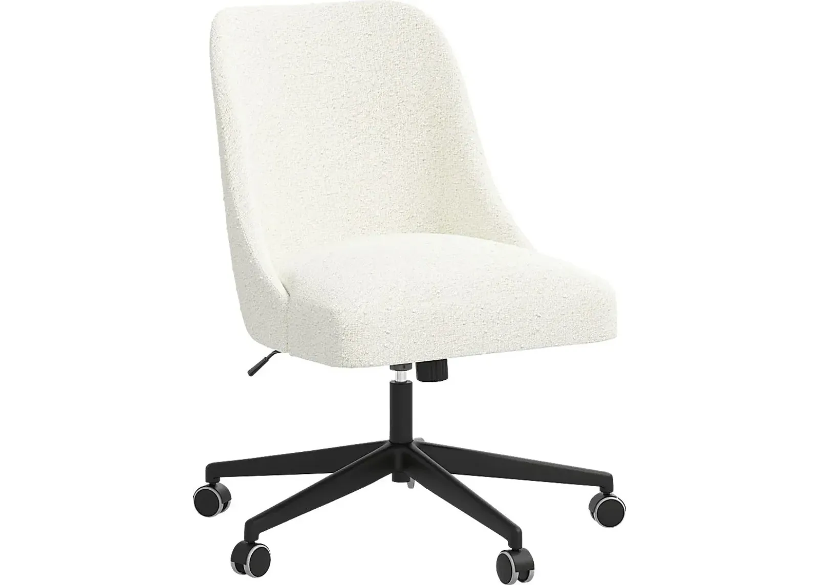 Elbe White Desk Chair