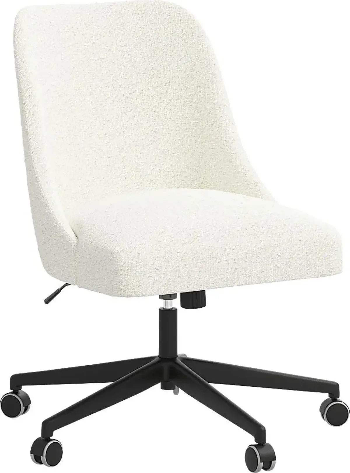 Elbe White Desk Chair