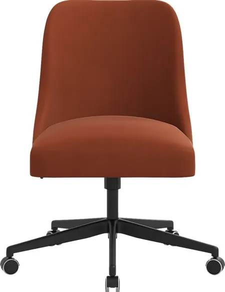 Carsell Orange Desk Chair