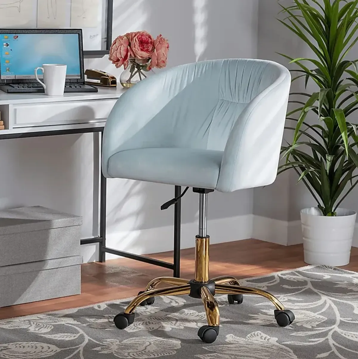 Cubbedge Blue Office Chair