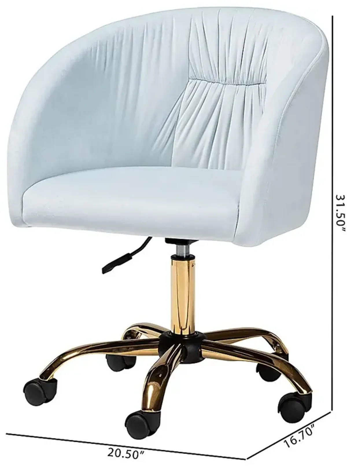 Cubbedge Blue Office Chair