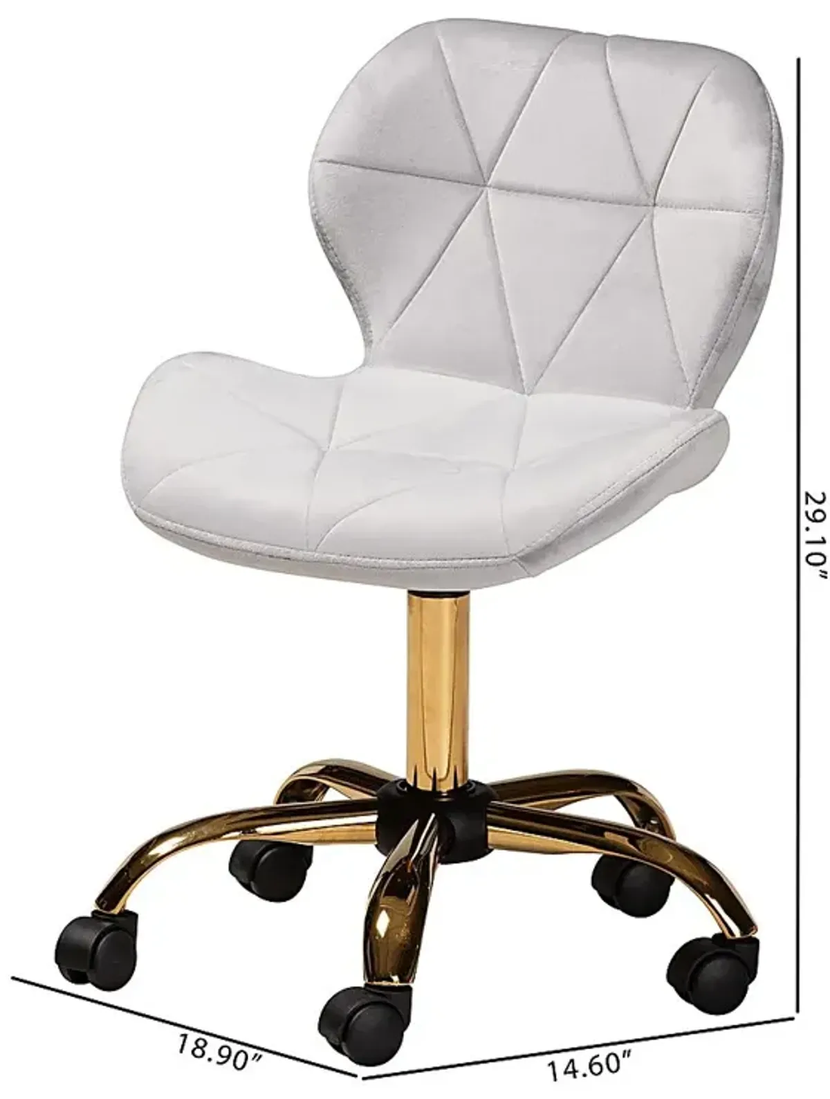 Actaeon Gray Office Chair