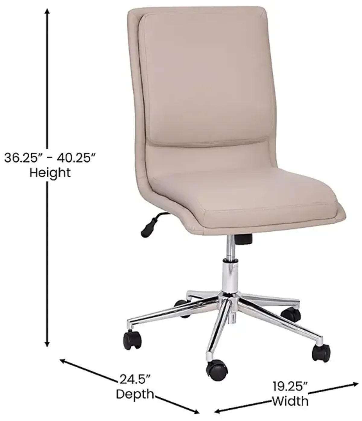 Minuet Beige Office Chair