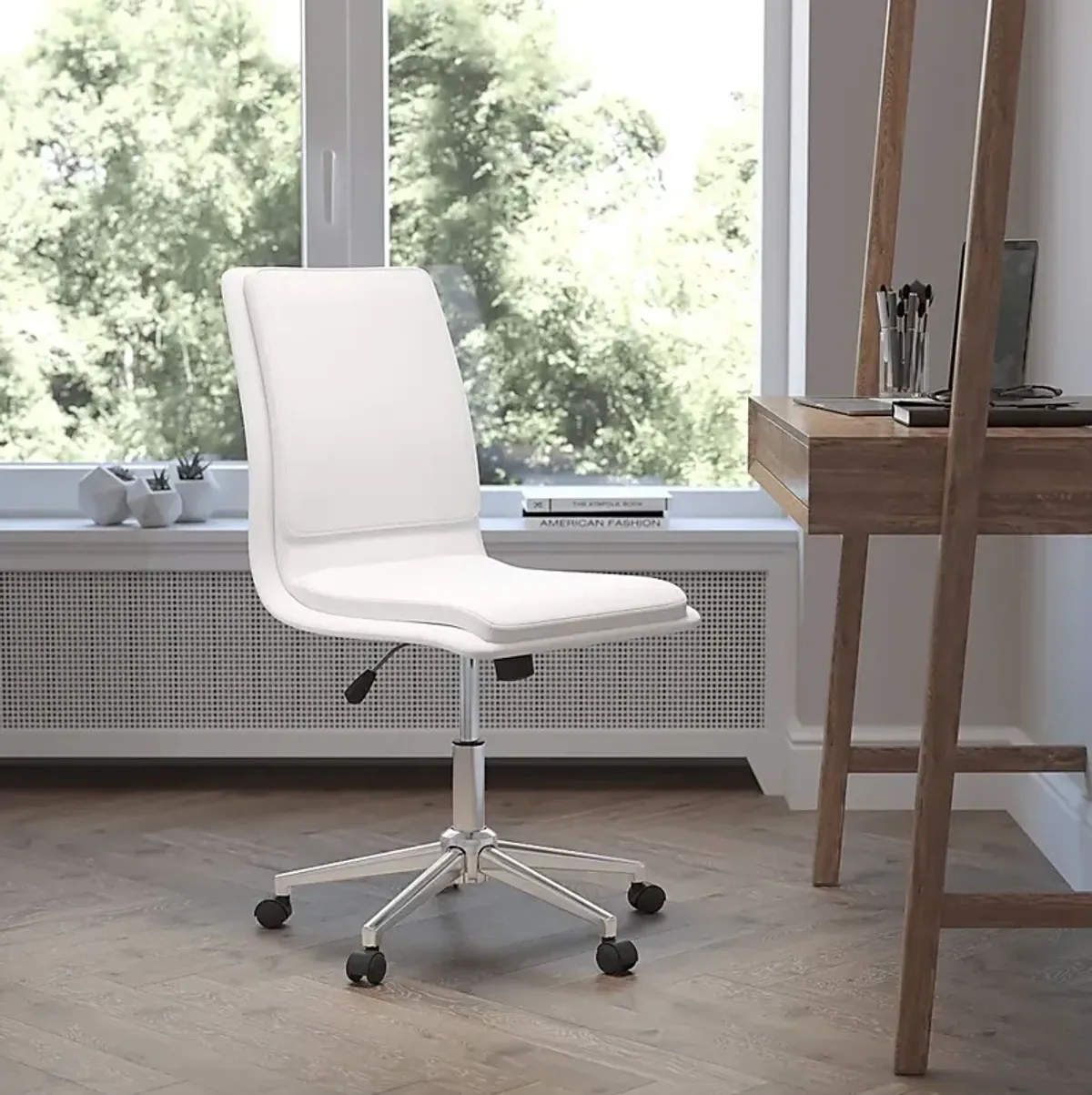 Minuet White Office Chair