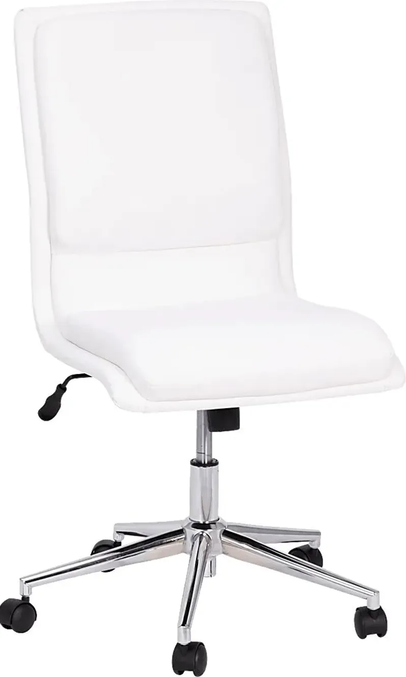 Minuet White Office Chair