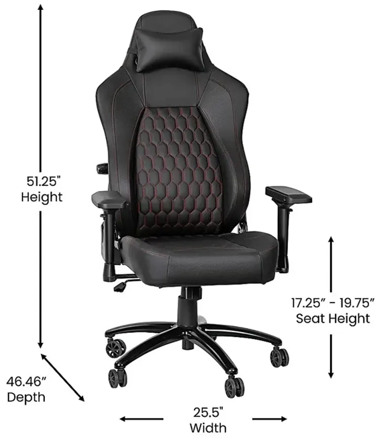 Inshbride Red Office Chair