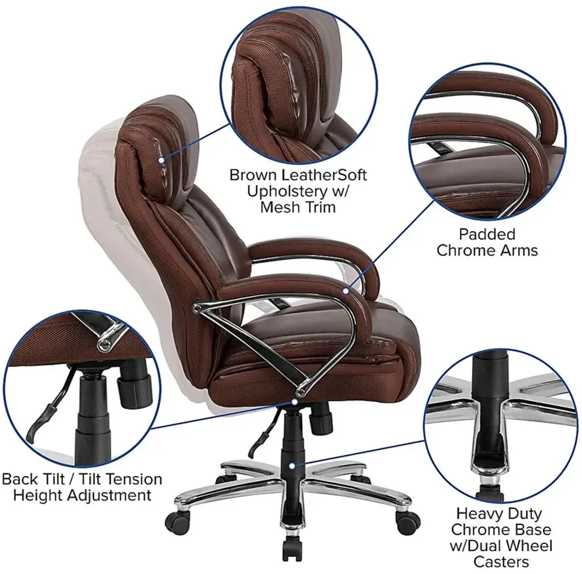 Marvin Brown Desk Chair