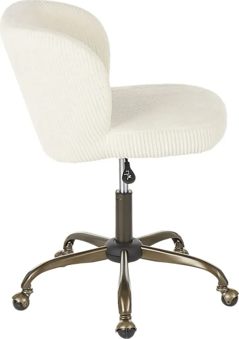 Fussell Cream Desk Chair