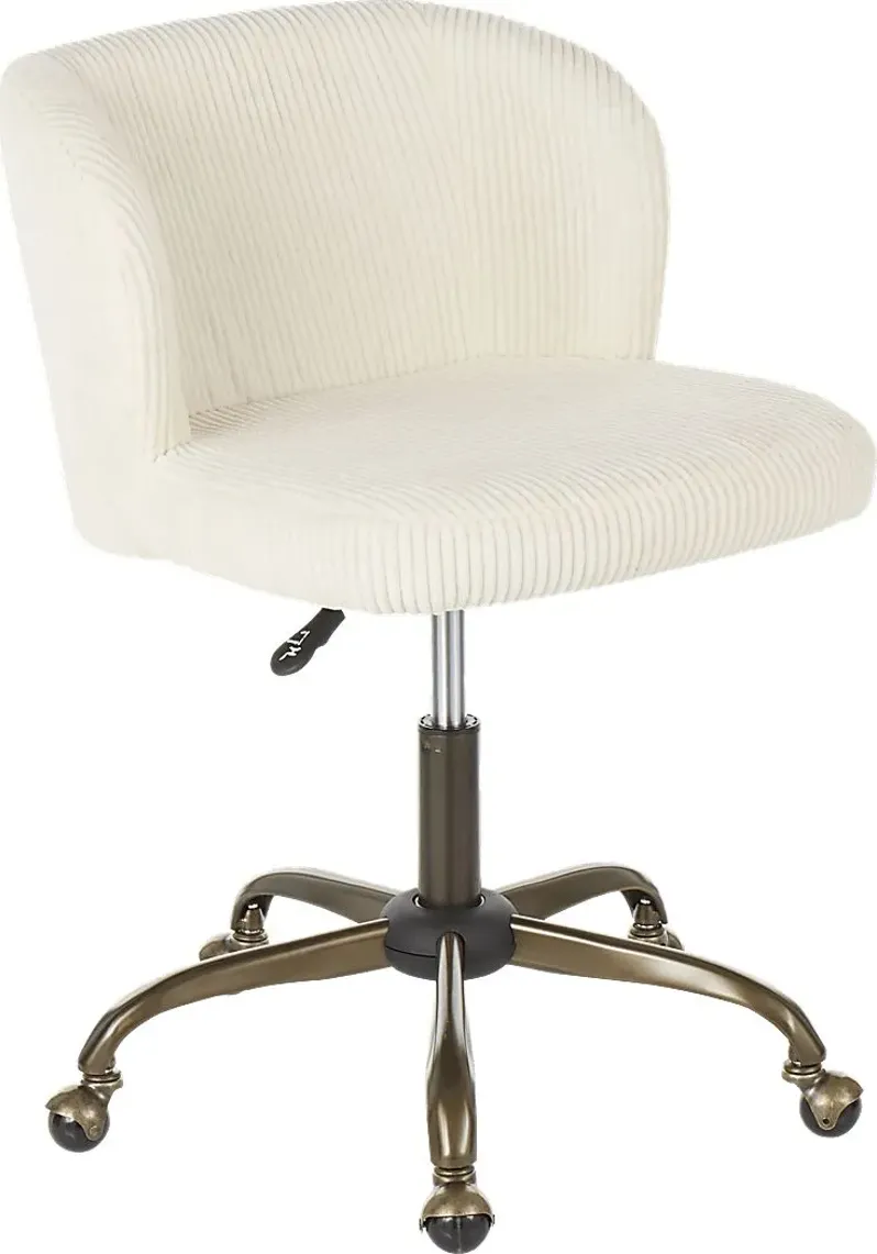 Fussell Cream Desk Chair