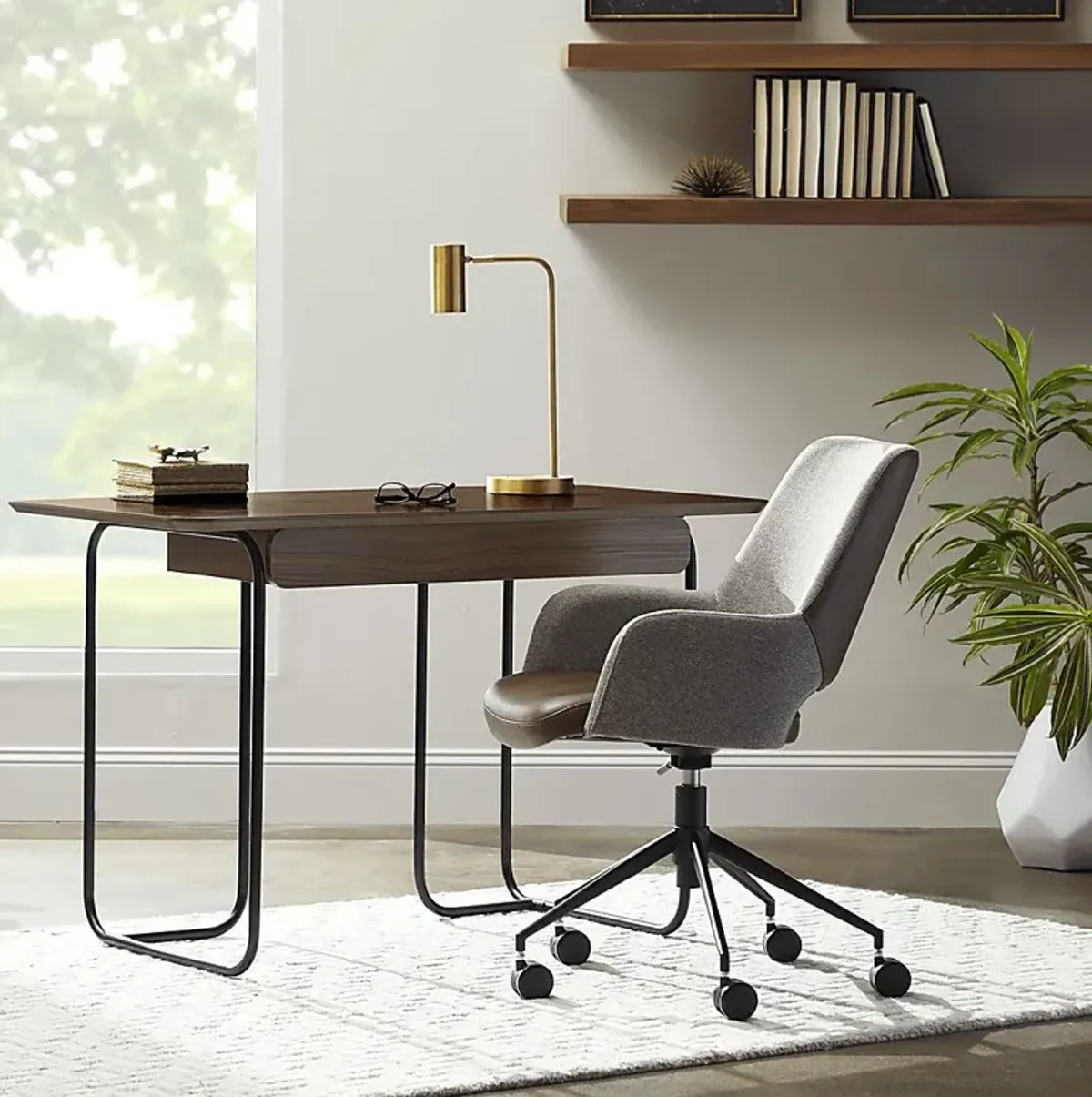 Reder Gray Tilt Office Chair