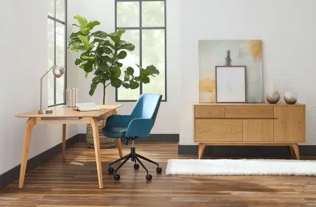 Reder Blue Tilt Office Chair