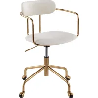 Hyalite Cream Office Chair