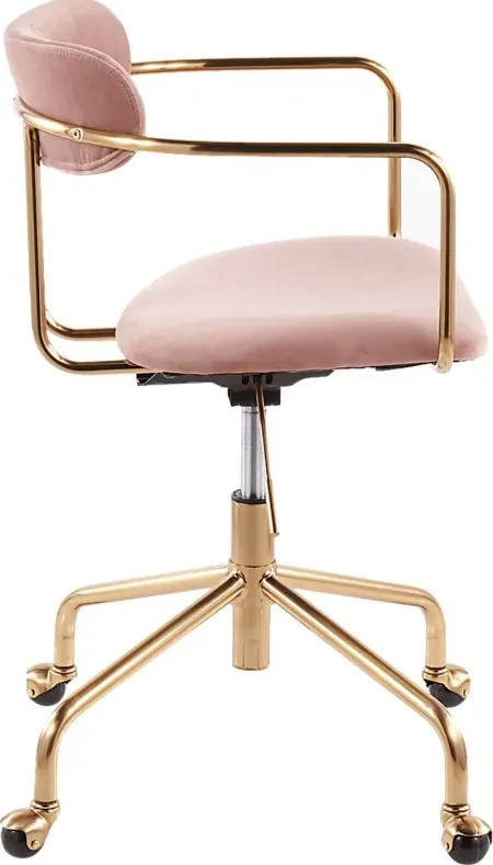 Hyalite Pink Office Chair