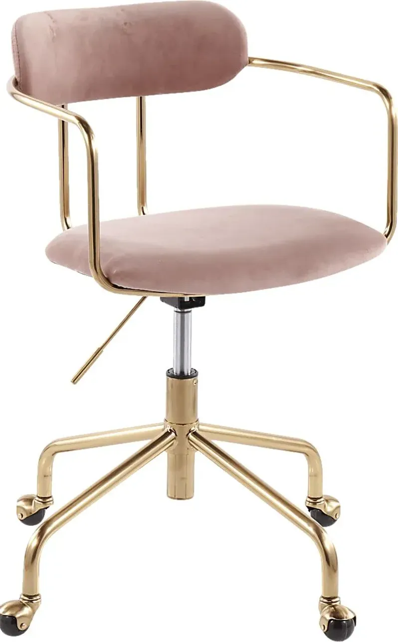 Hyalite Pink Office Chair