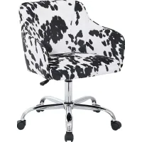 Nikitta Black/White Office Chair