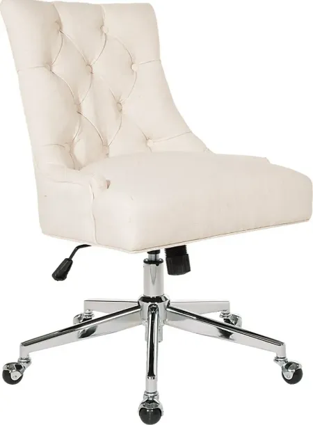 Allabina White Office Chair