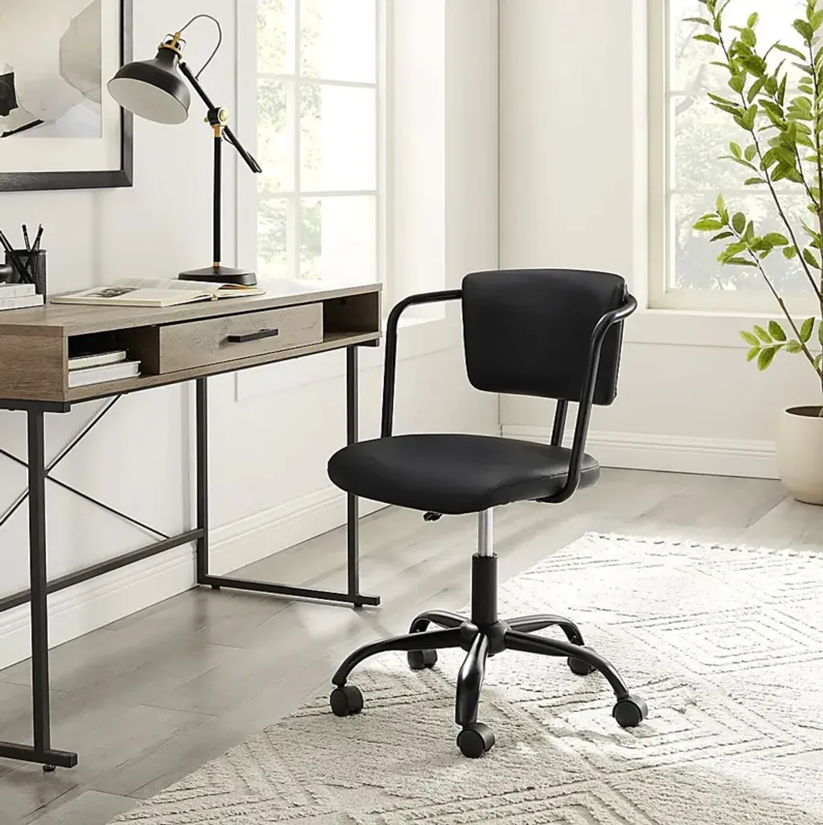 Durrette Black Office Chair