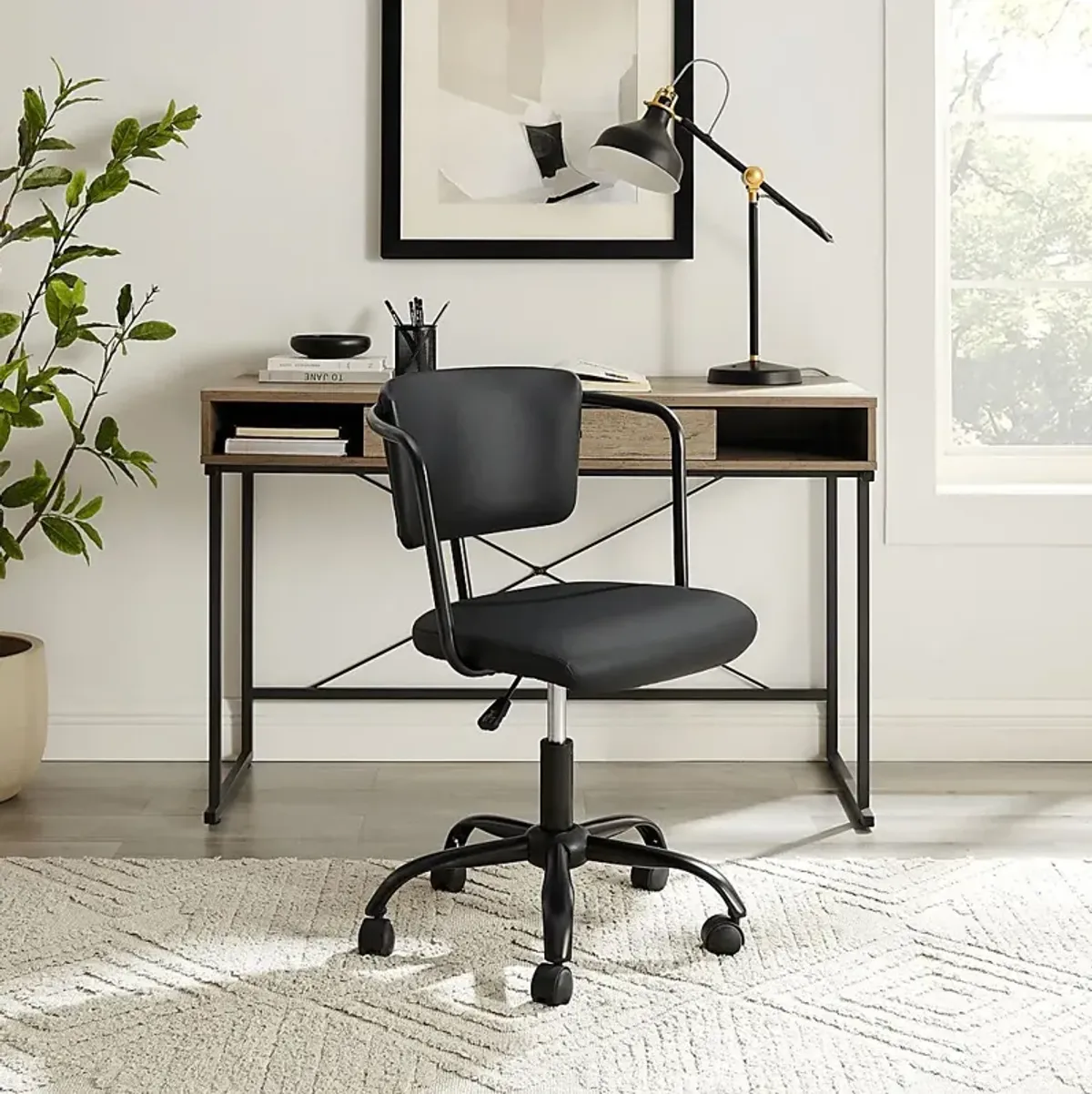 Durrette Black Office Chair