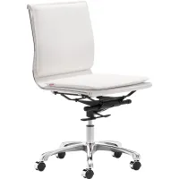 Nichelyn White Office Chair