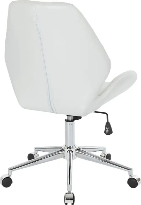 Elliota White Office Chair