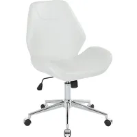Elliota White Office Chair