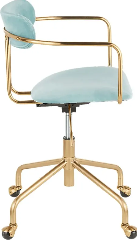 Corkern Blue Desk Chair