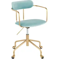 Corkern Blue Desk Chair