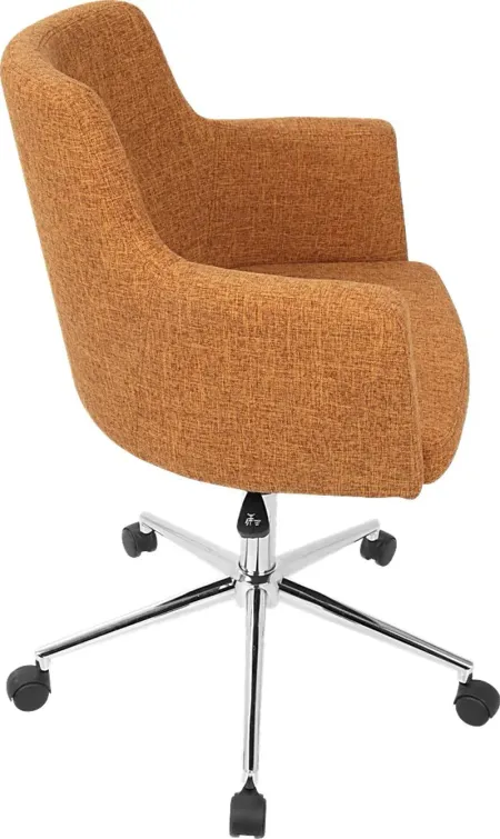 Aymard Orange Office Chair