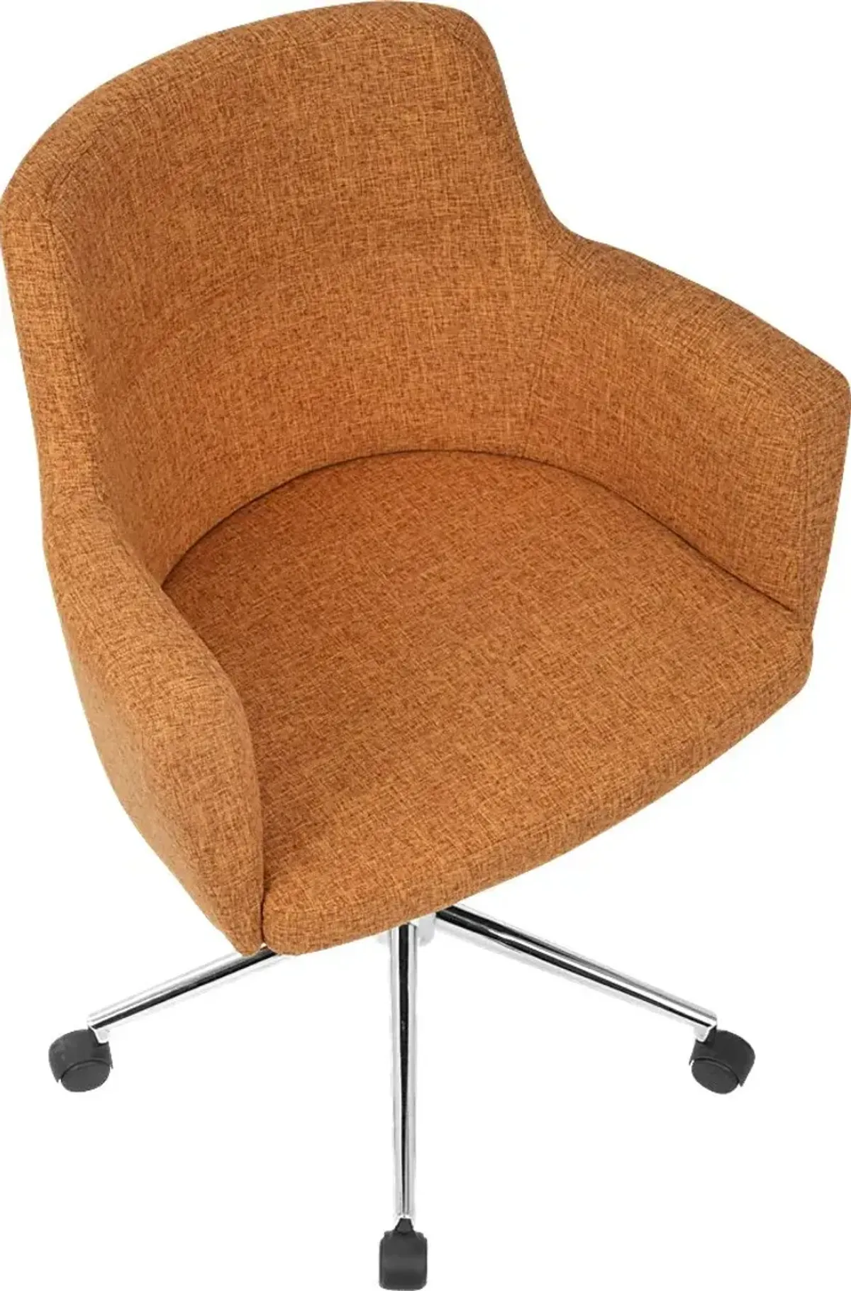 Aymard Orange Office Chair