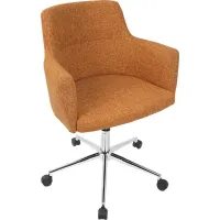 Aymard Orange Office Chair