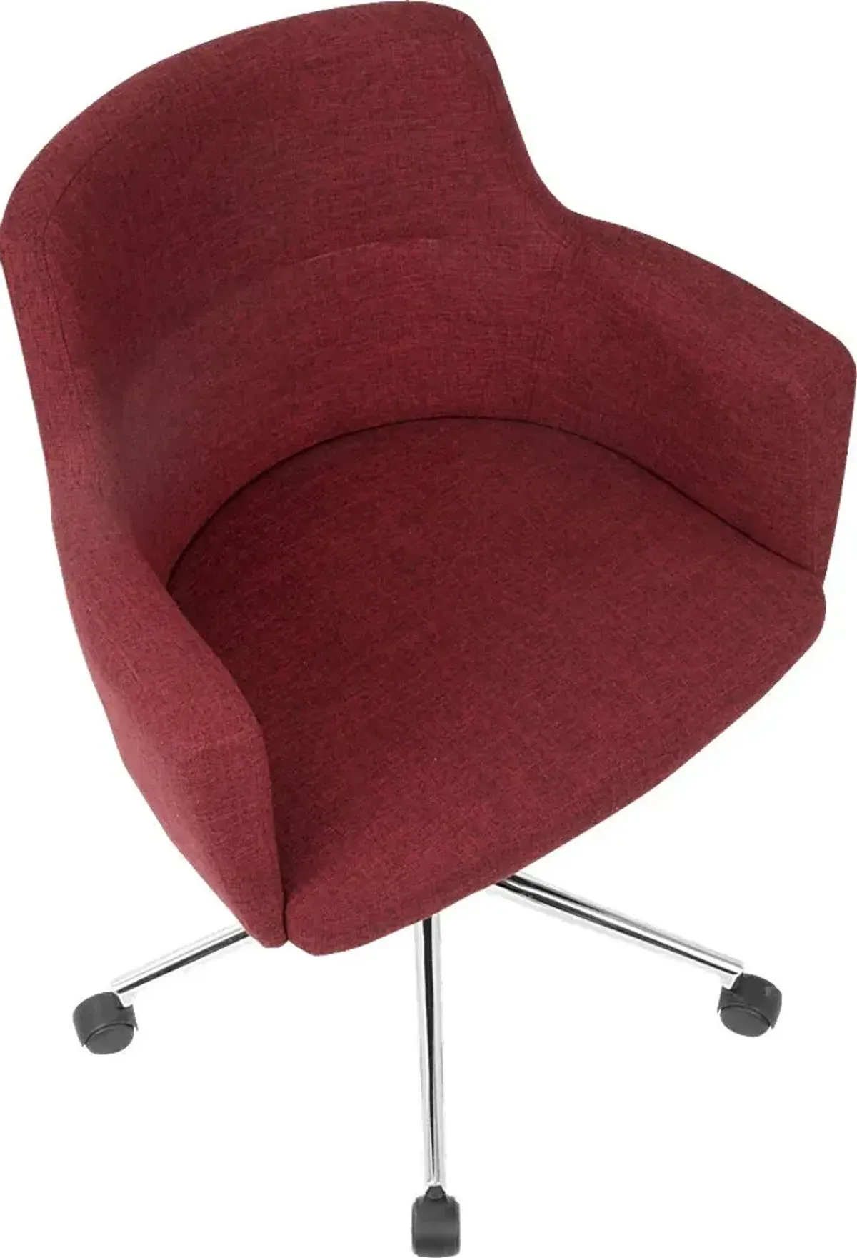 Aymard Red Office Chair